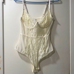 Lace and sheer body suit